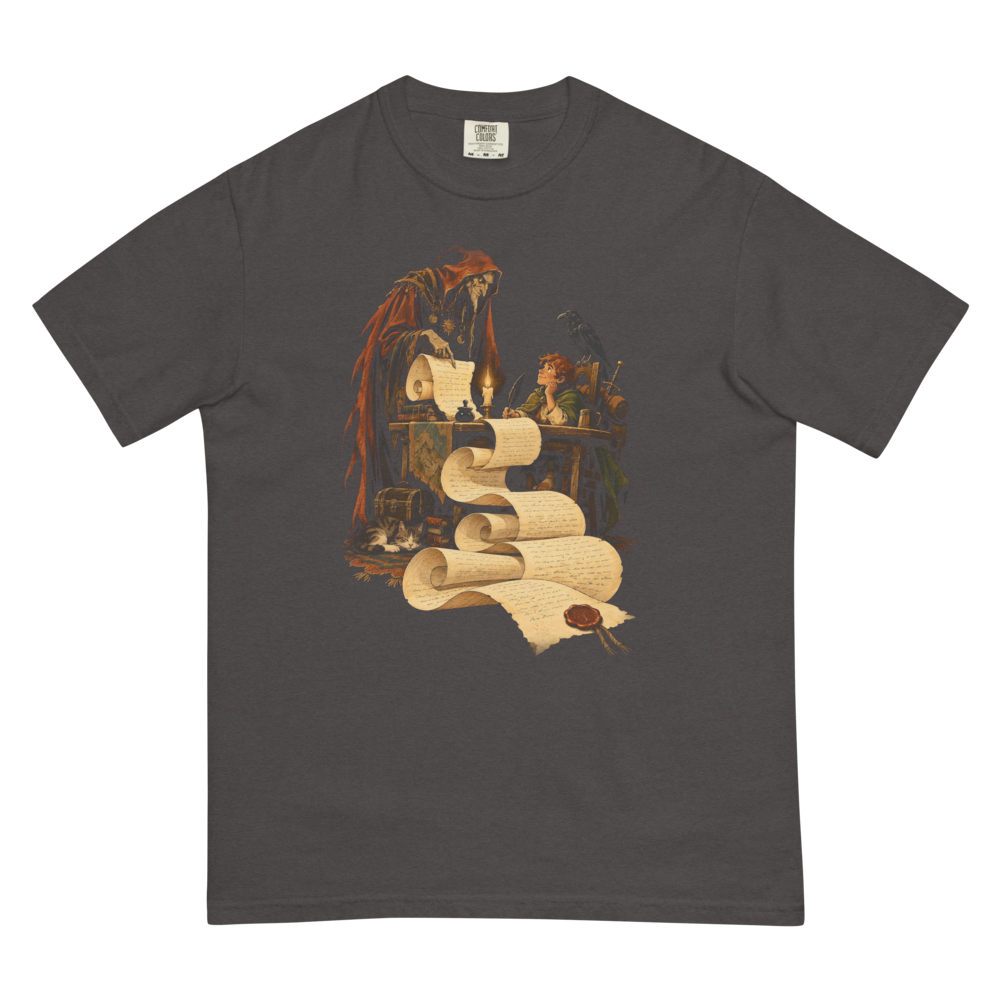 Terms of the Contract | Retro Fantasy - Tee Graphite (artwork corrected)