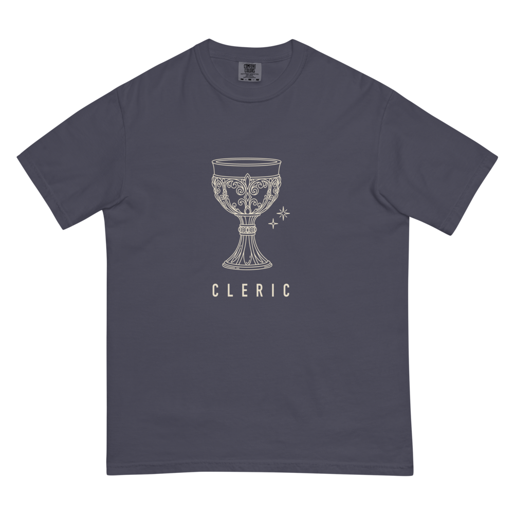 Cleric | TTRPG Class Line - Heavyweight (Comfort Colors 1717) Navy
