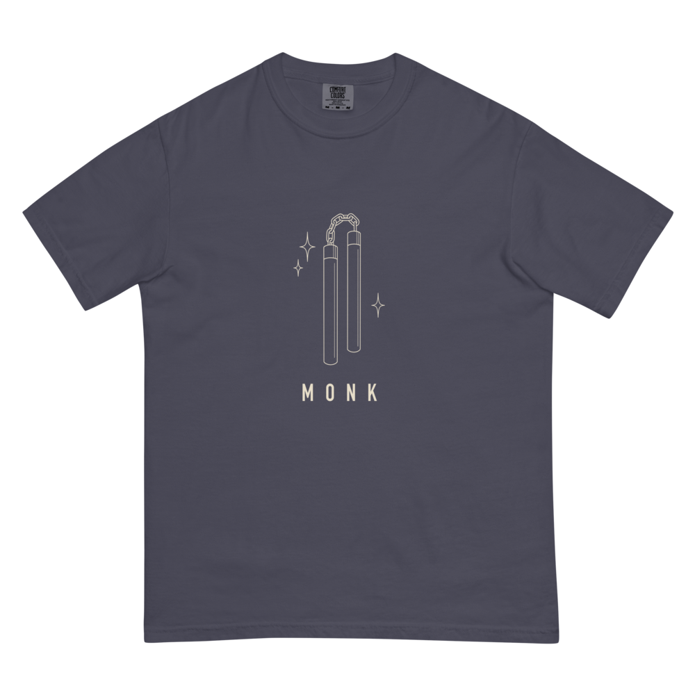 Monk | TTRPG Class Line - Heavyweight (Comfort Colors 1717) Navy