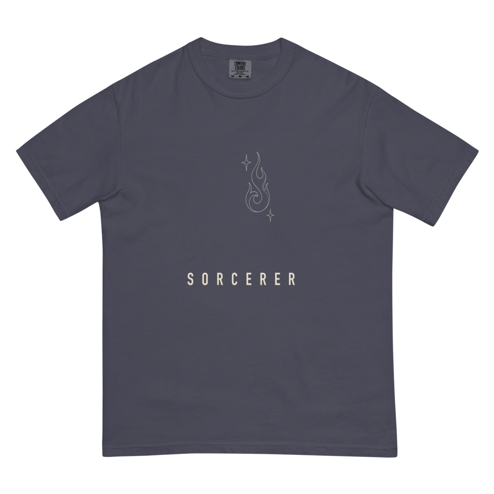 Sorcerer | TTRPG Class Line - Heavyweight (Comfort Colors 1717) Navy