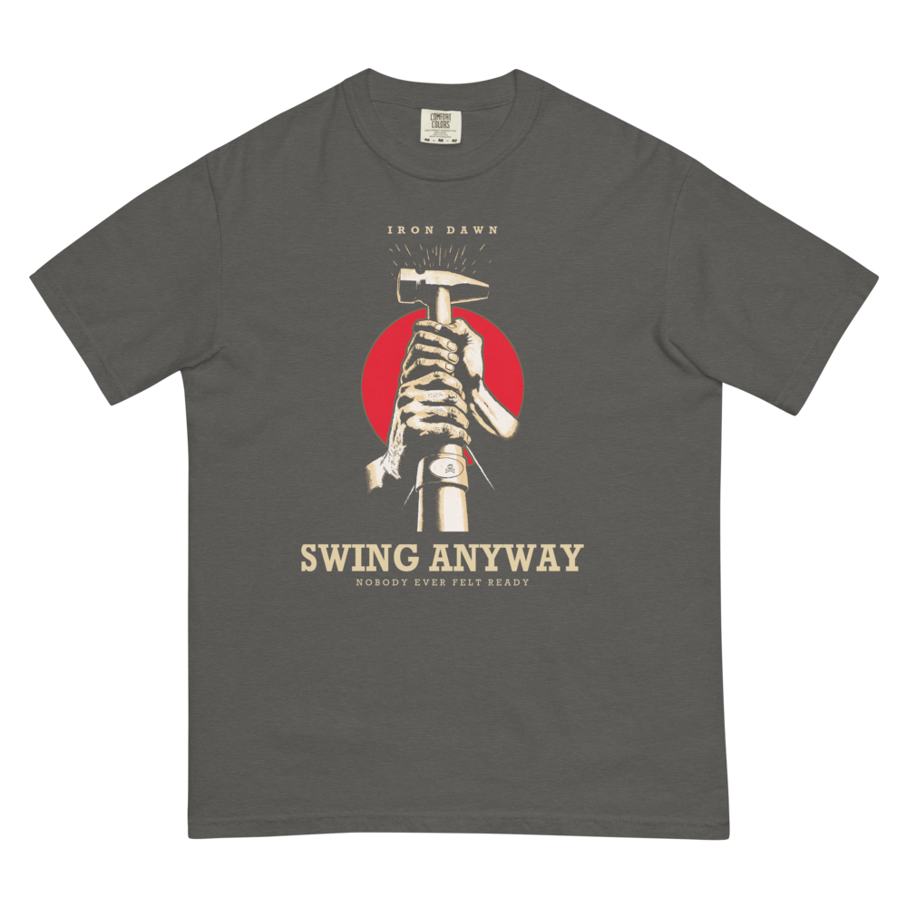 Swing Anyway | Iron Dawn Forge Tee - Pepper