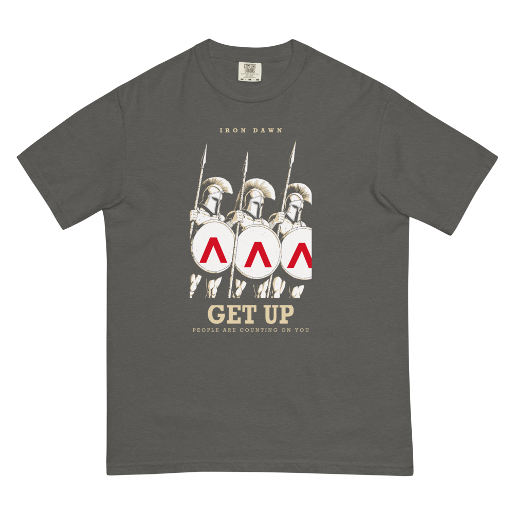 Get Up | Iron Dawn Phalanx Tee - Pepper