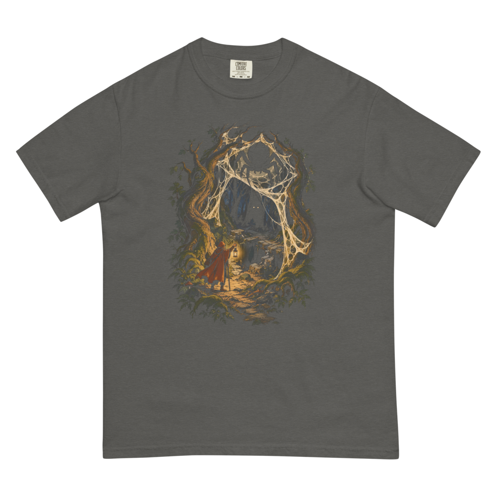 The Web Wood | Retro Fantasy - Tee Pepper (artwork corrected)