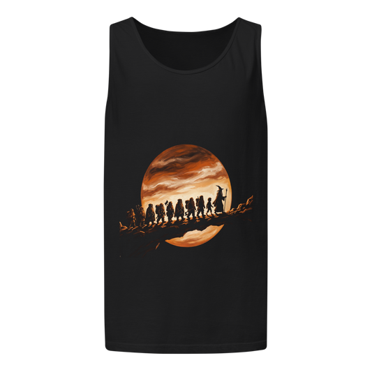 Thirteen and One | Retro Fantasy Tank - Black
