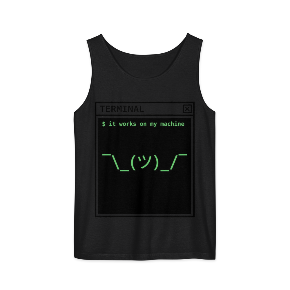 It Works on My Machine | Programmer - Tank Black