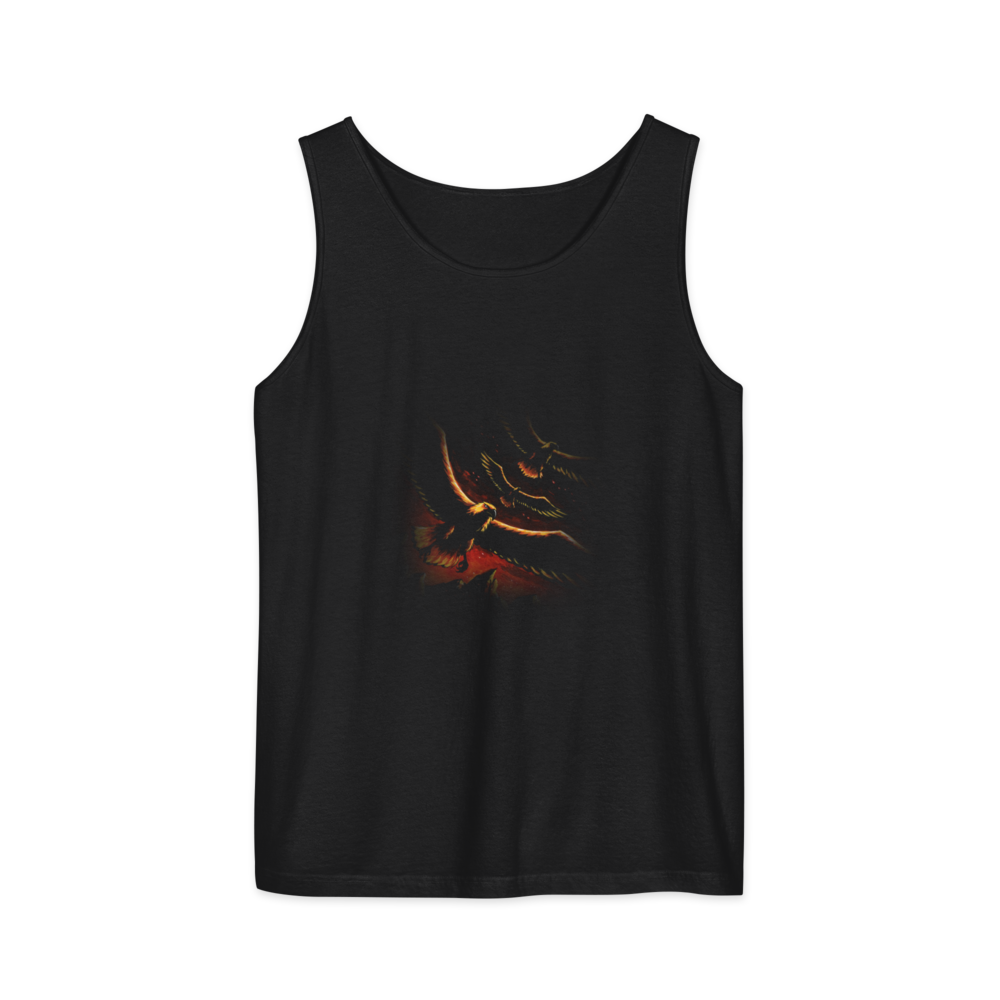 The Eagles Are Coming | Retro Fantasy Tee - Tank Black