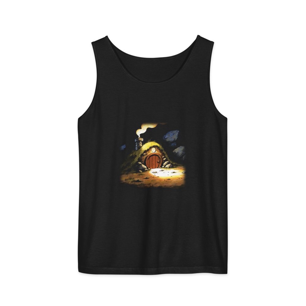 Burglar for Hire | Retro Fantasy Tee - Tank Black