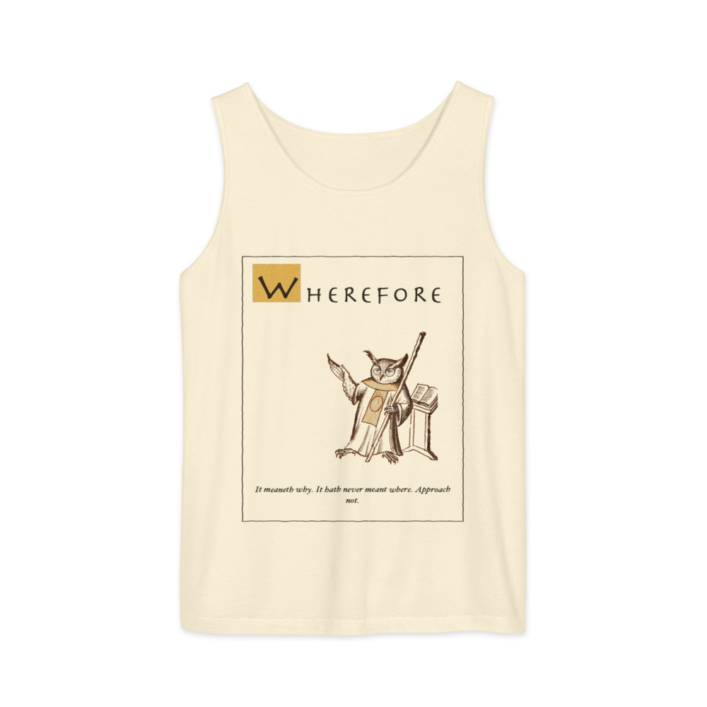 Wherefore: It Meaneth Why | Ye Olde Grievance Tee - Ivory