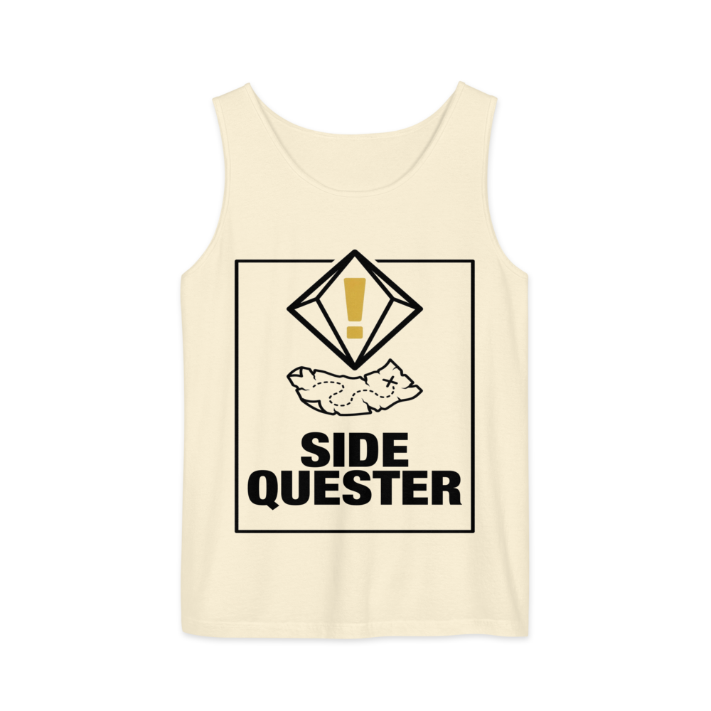 Side Quester | Gamer Tee - Tank Ivory