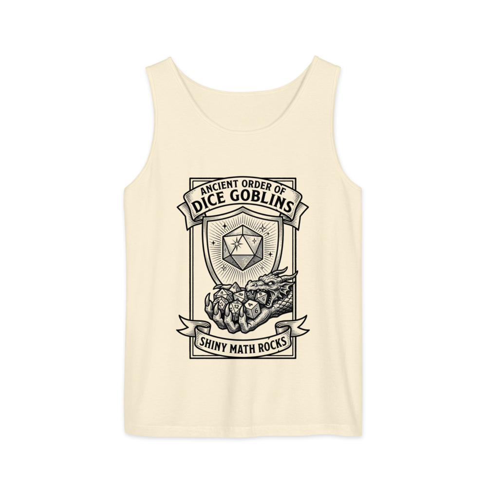 Ancient Order of Dice Goblins | Crest - Tank Ivory (artwork corrected)