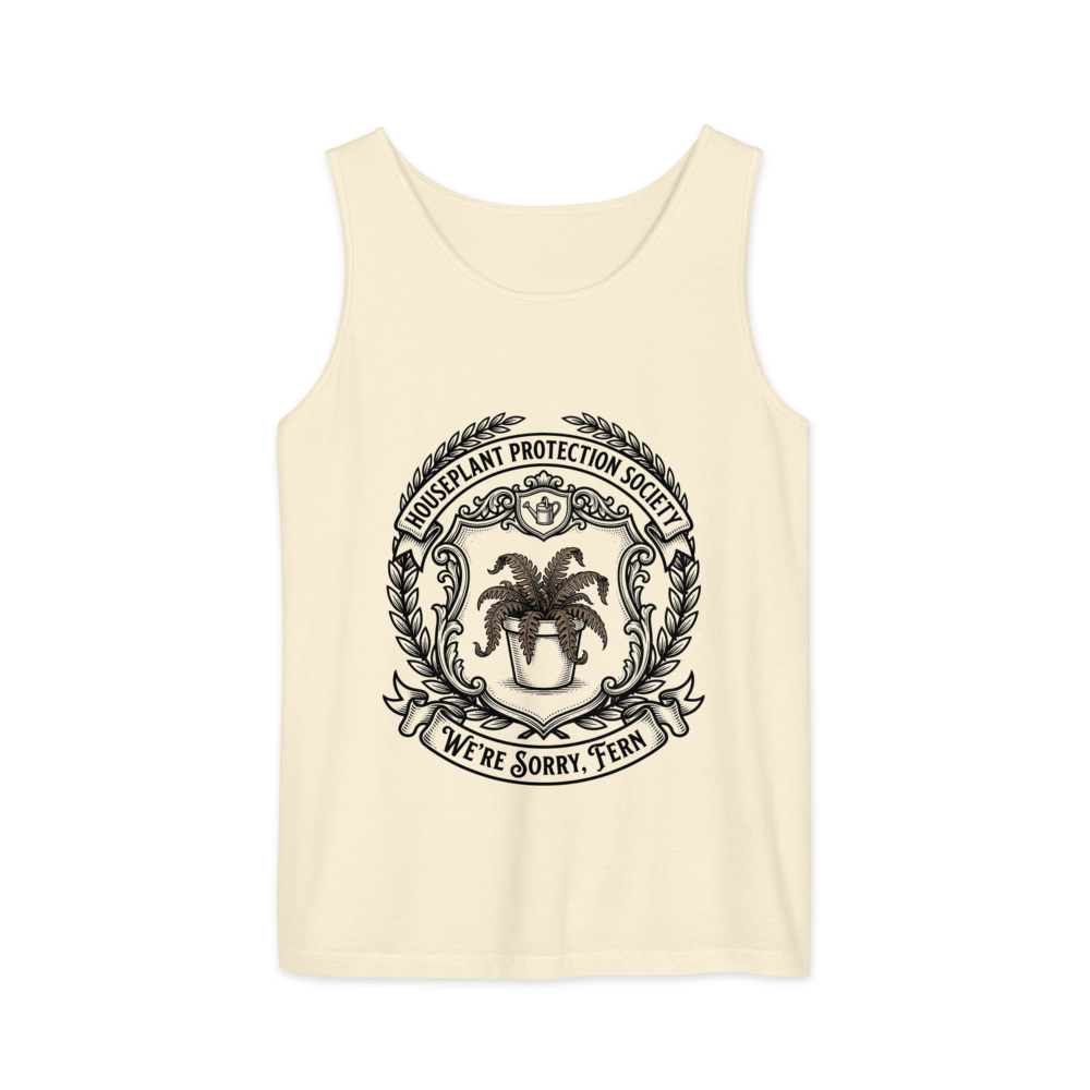Houseplant Protection Society: We're Sorry, Fern | Crest - Tank Ivory (artwork corrected)