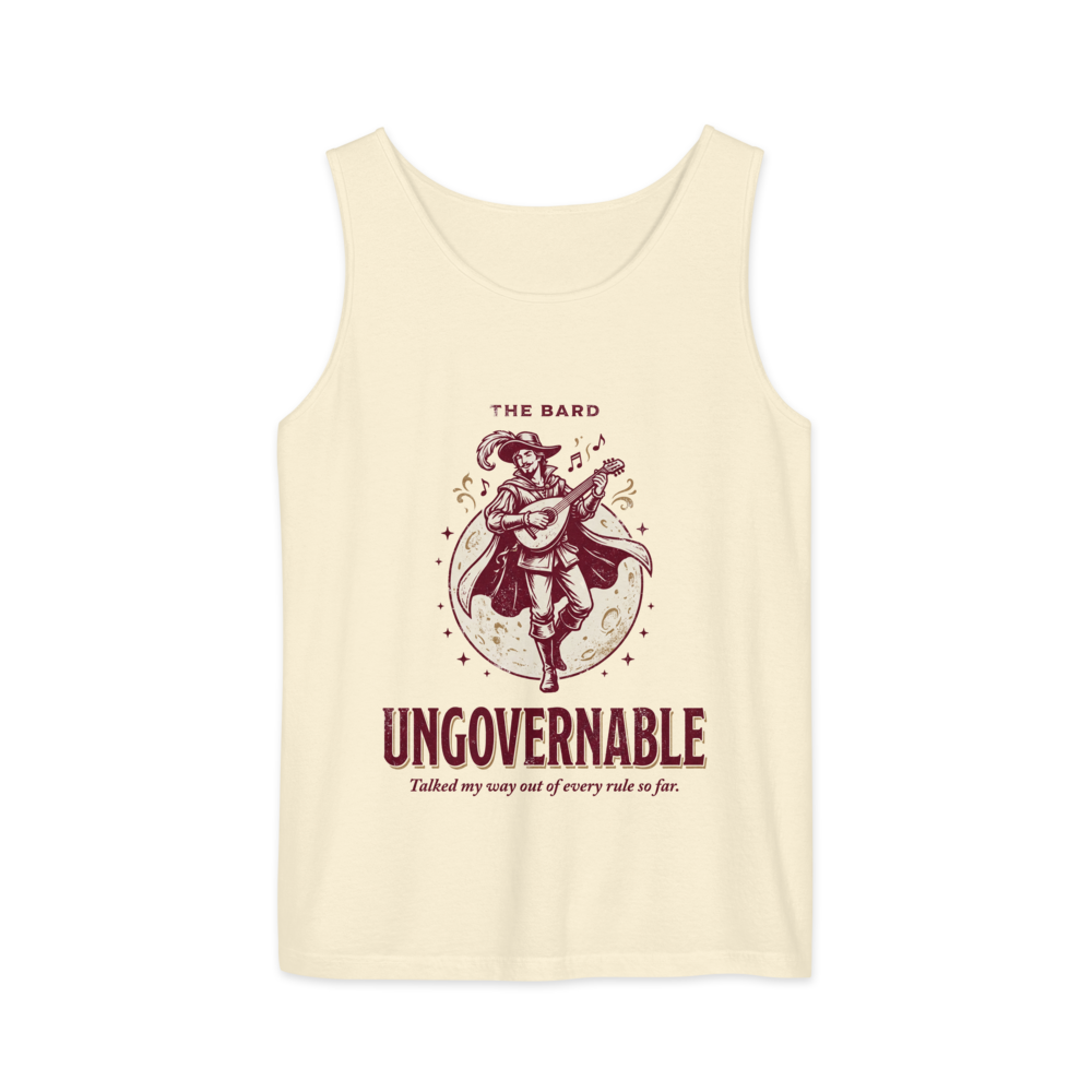 Bard - Ungovernable | TTRPG Class | Vintage Tabletop RPG - Tank Ivory (artwork corrected)