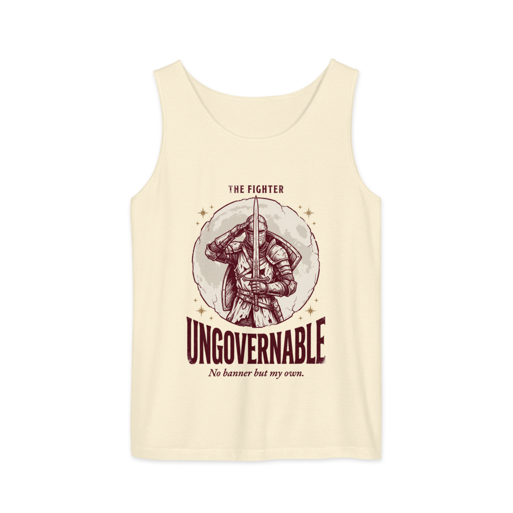 Fighter - Ungovernable | TTRPG Class | Vintage Tabletop RPG - Tank Ivory (artwork corrected)