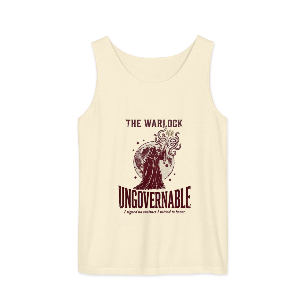 Warlock - Ungovernable | TTRPG Class | Vintage Tabletop RPG - Tank Ivory (artwork corrected)