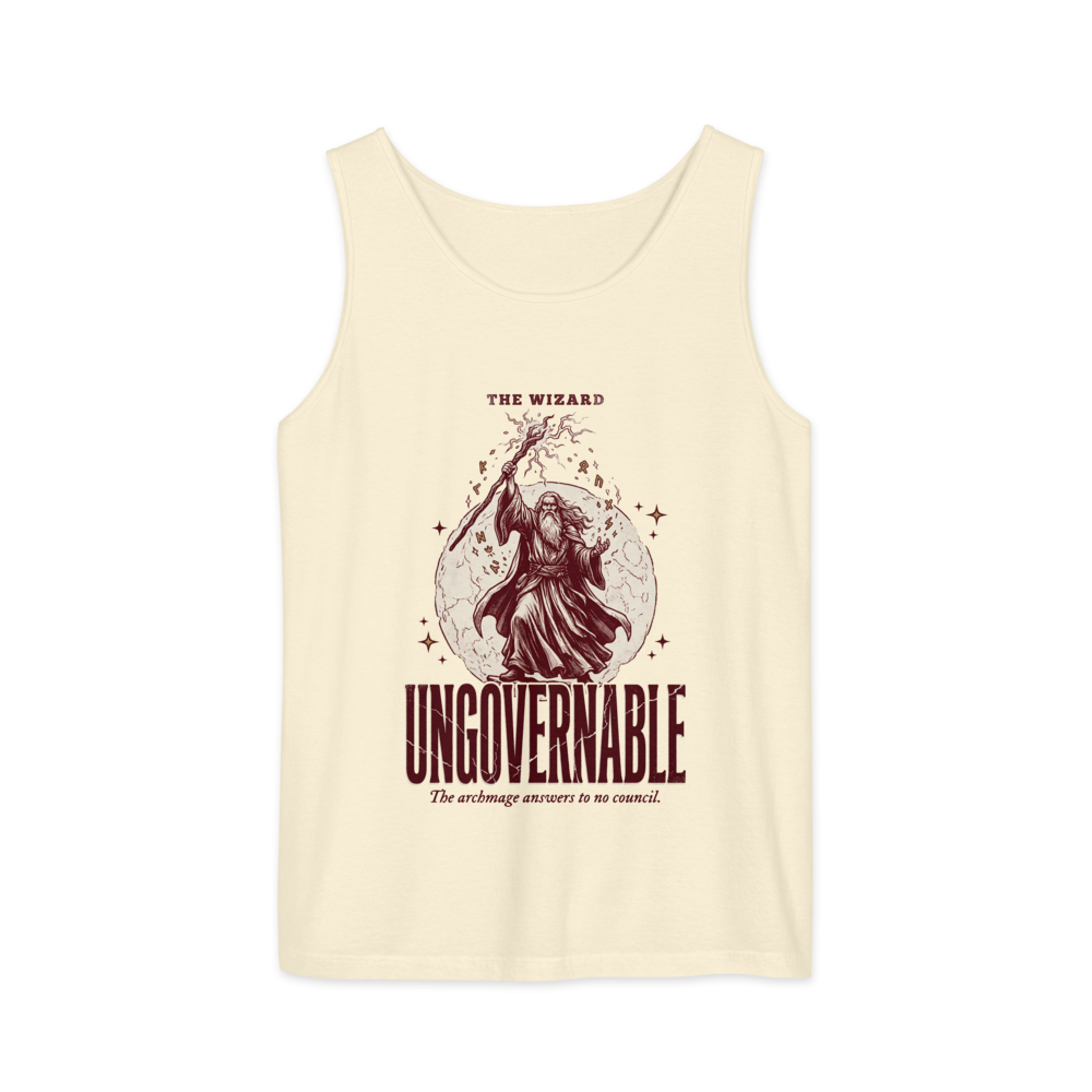 Wizard - Ungovernable | TTRPG Class | Vintage Tabletop RPG - Tank Ivory (artwork corrected)