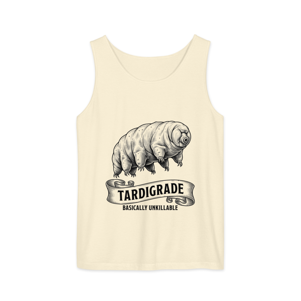 Tardigrade: Basically Unkillable | Vintage Science - Tank Ivory (artwork corrected)