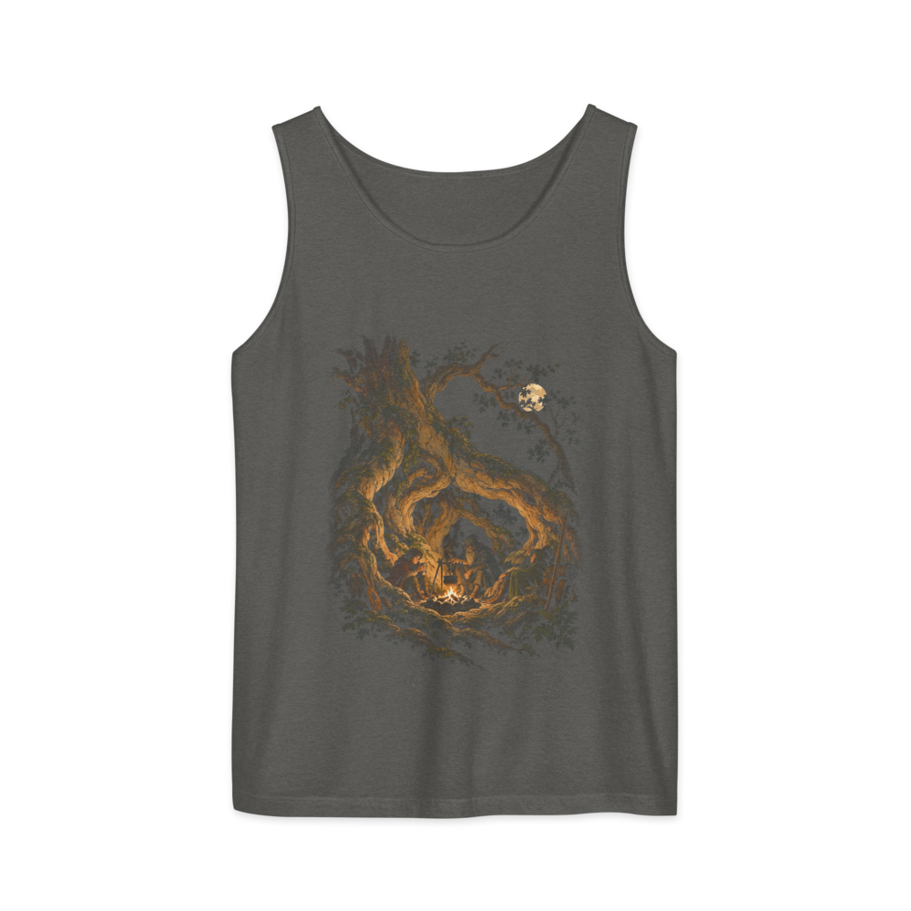 Fire Under the Great Tree | Retro Fantasy - Tank Pepper (artwork corrected)
