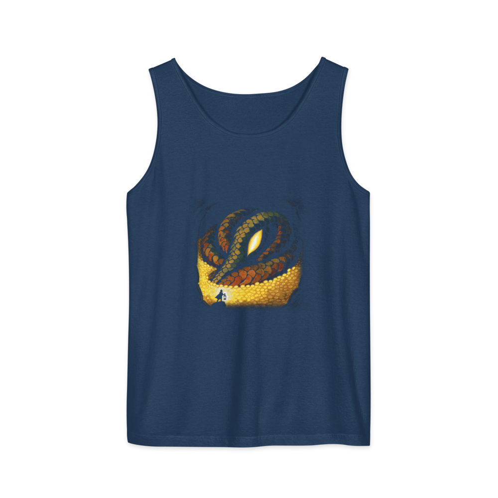 Where the Gold Sleeps | Retro Fantasy - Tank True Navy