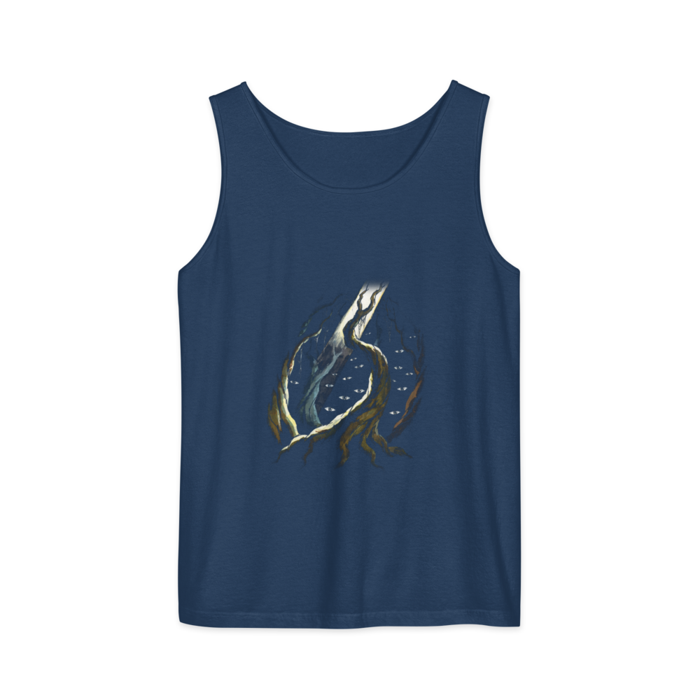 The Web Wood | Retro Fantasy - Tank True Navy