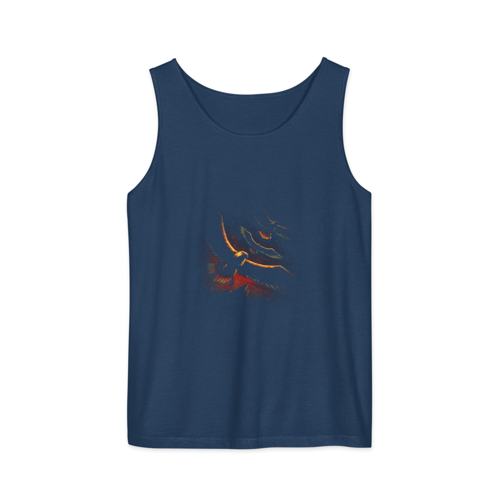 The Eagles Are Coming | Retro Fantasy Tee - Tank True Navy