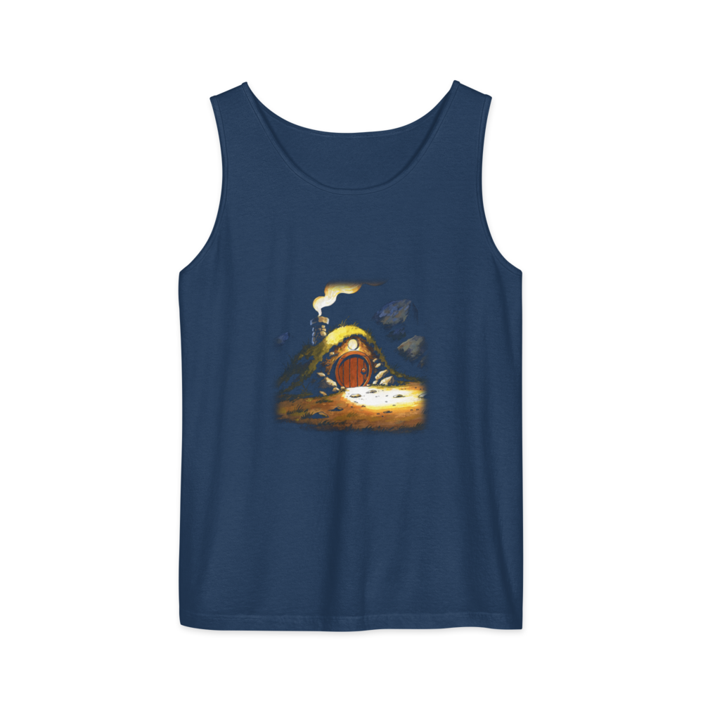 Burglar for Hire | Retro Fantasy Tee - Tank True Navy