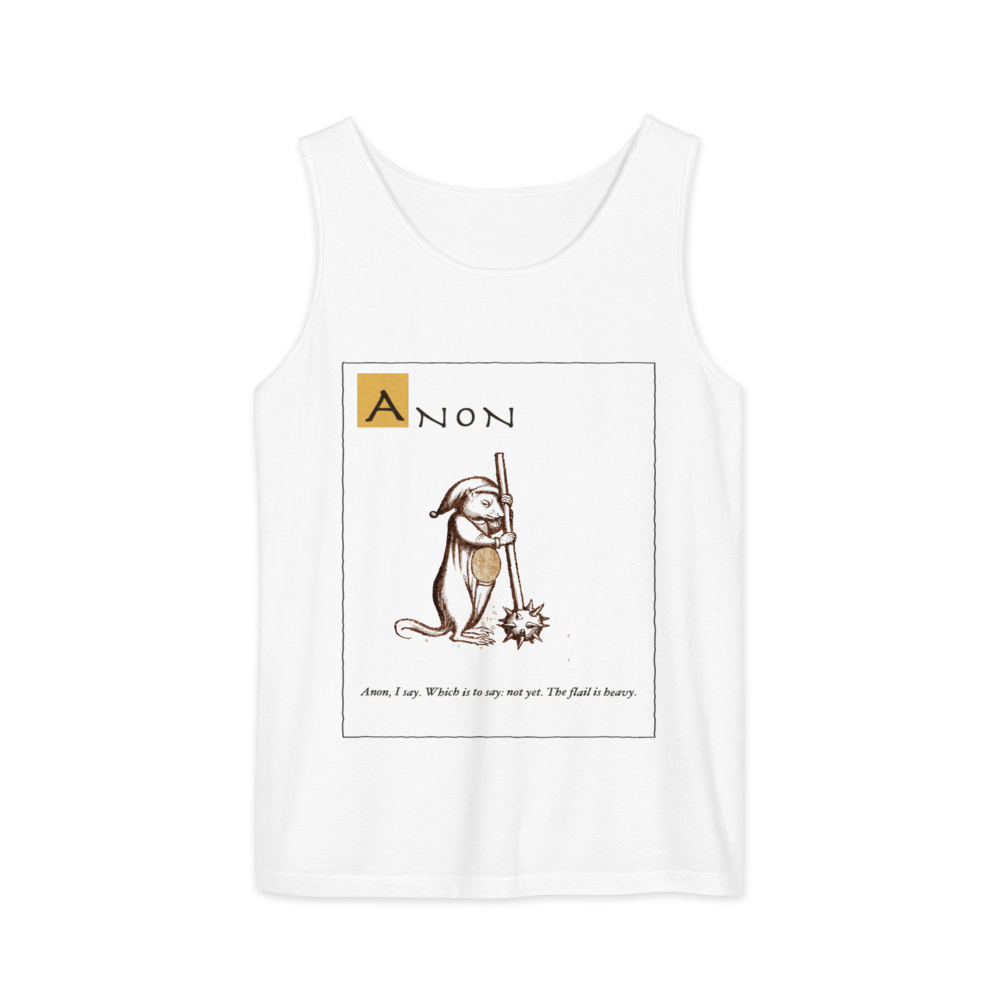 Anon: Not Yet | Ye Olde Grievance Tee - White
