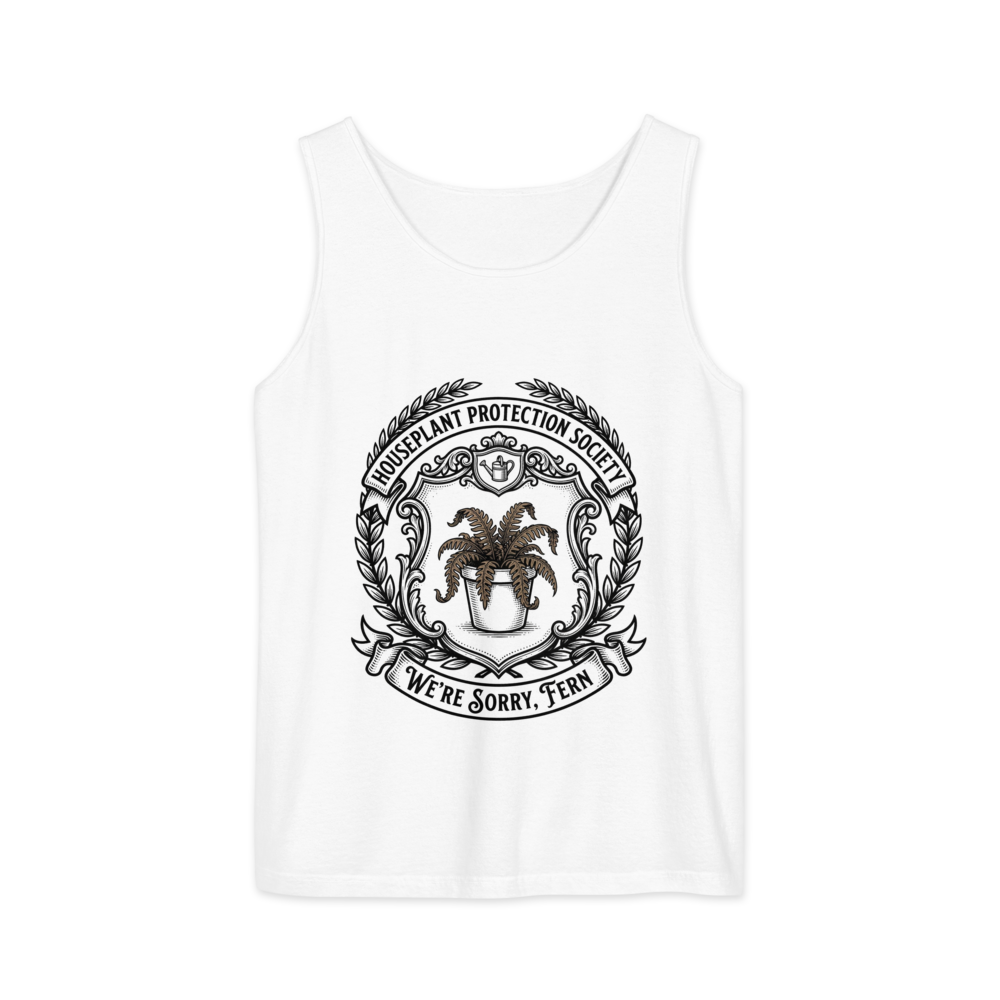 Houseplant Protection Society: We're Sorry, Fern | Crest - Tank White (artwork corrected)