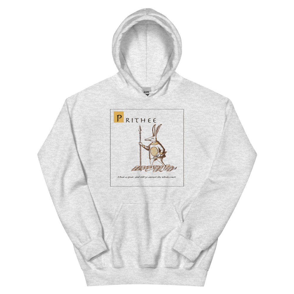 Prithee: Not The Whole Court | Ye Olde Grievance Tee - Hoodie Ash