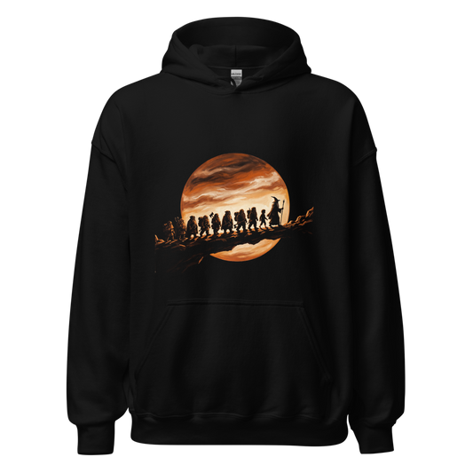 Thirteen and One | Retro Fantasy Hoodie - Black