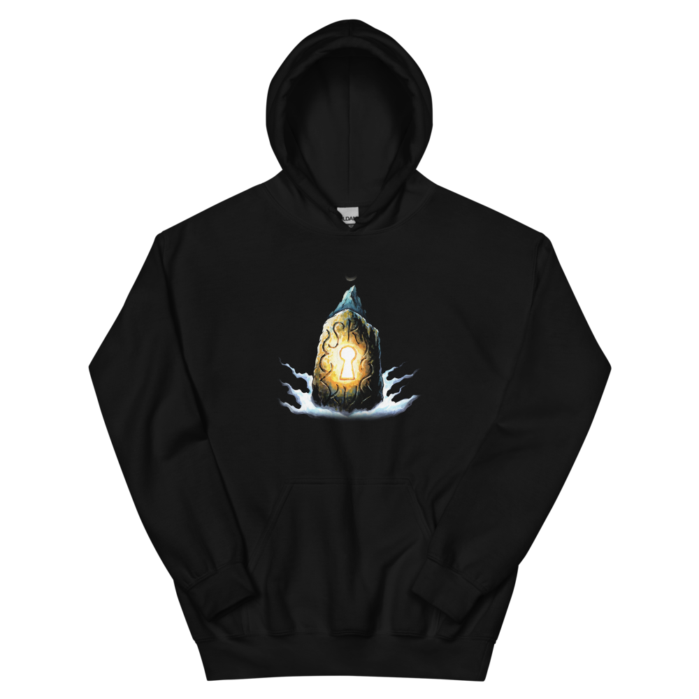 Moon Runes | Retro Fantasy - Hoodie Black