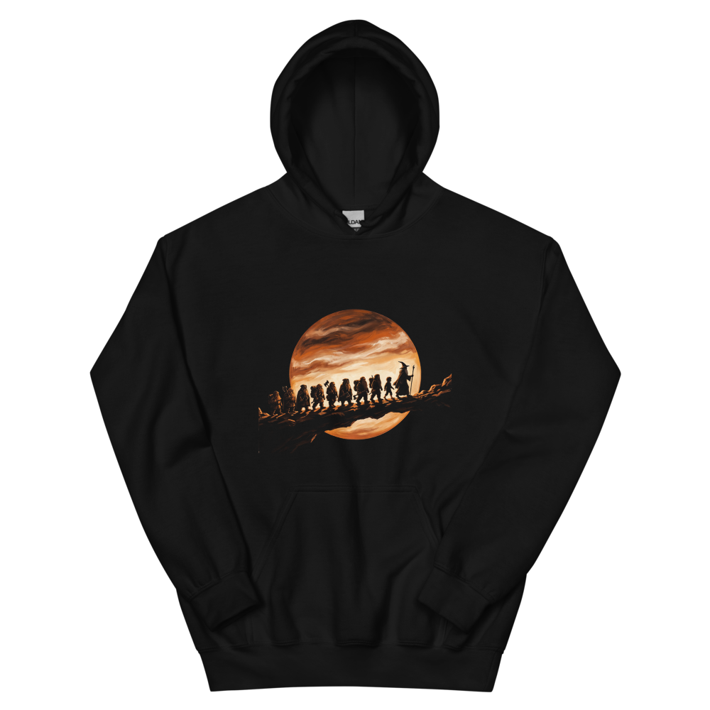 Thirteen and One | Retro Fantasy - Hoodie Black