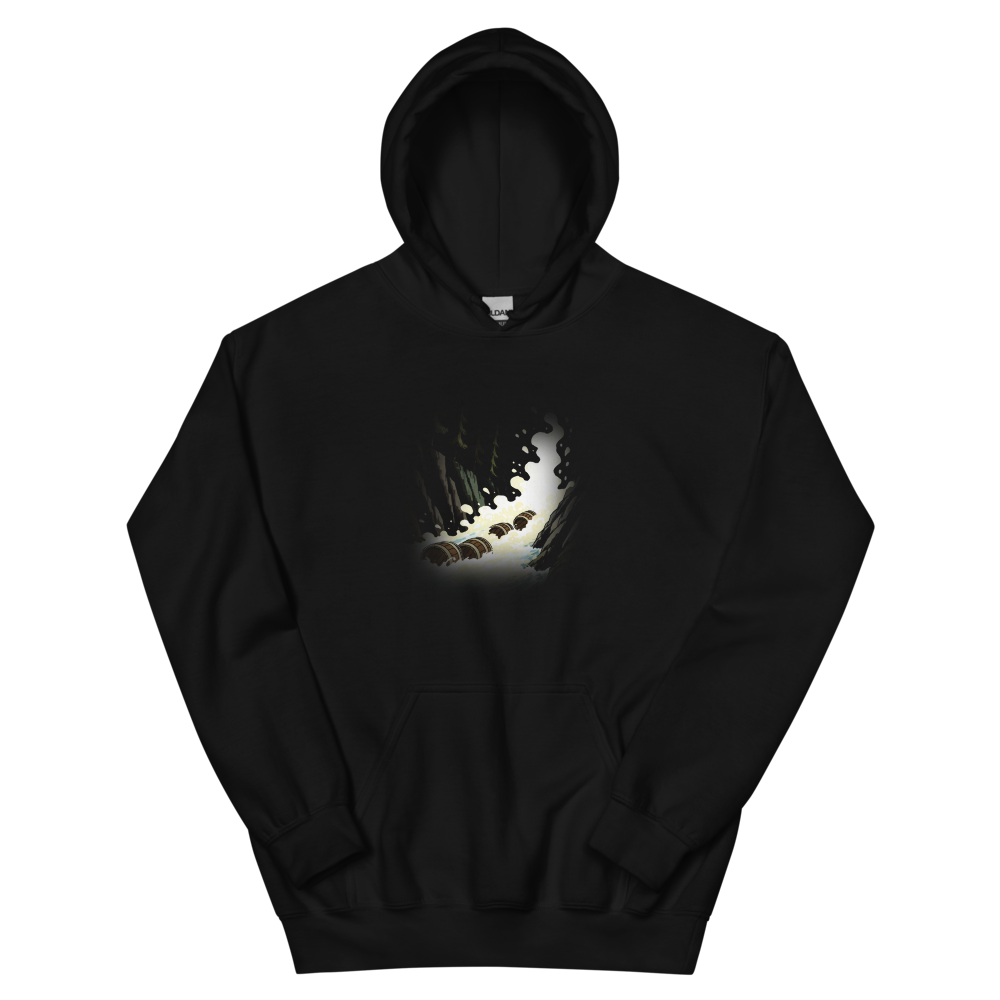 Downriver | Retro Fantasy - Hoodie Black