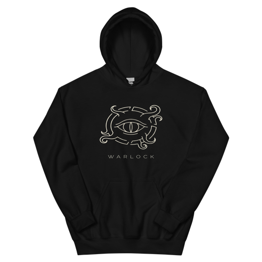 Warlock | TTRPG Class Icon - Hoodie Black