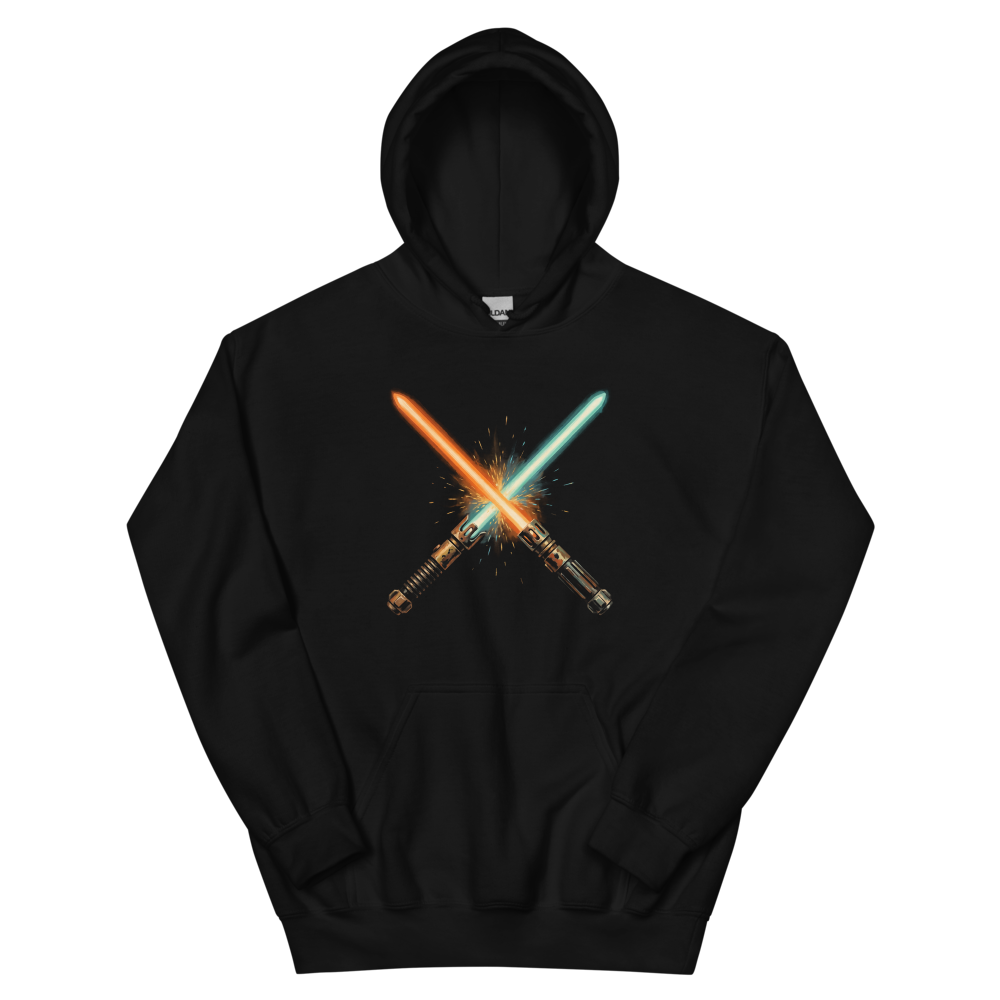 The Laser Sword | Retro Space Opera - Hoodie Black