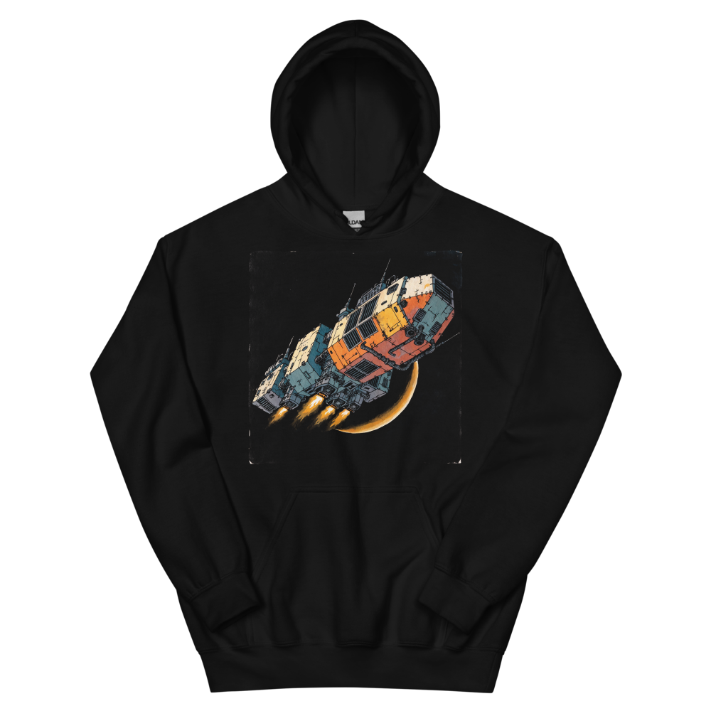 Fastest Junk in the Sector | Retro Space Opera - Hoodie Black