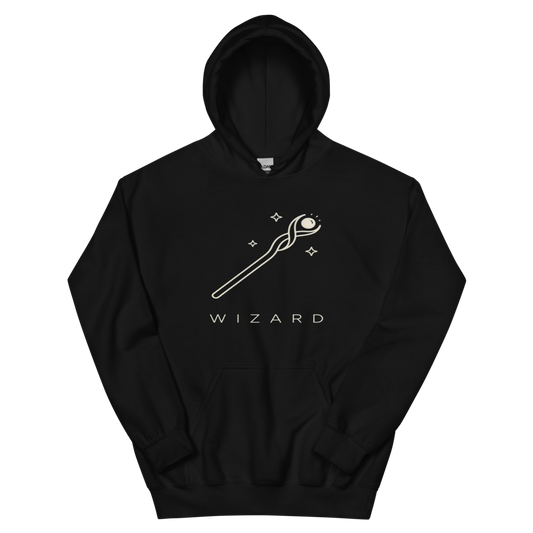 Wizard | TTRPG Class Icon - Hoodie Black