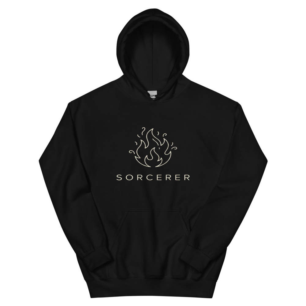 Sorcerer | TTRPG Class Icon - Hoodie Black