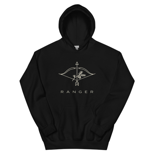 Ranger | TTRPG Class Icon - Hoodie Black