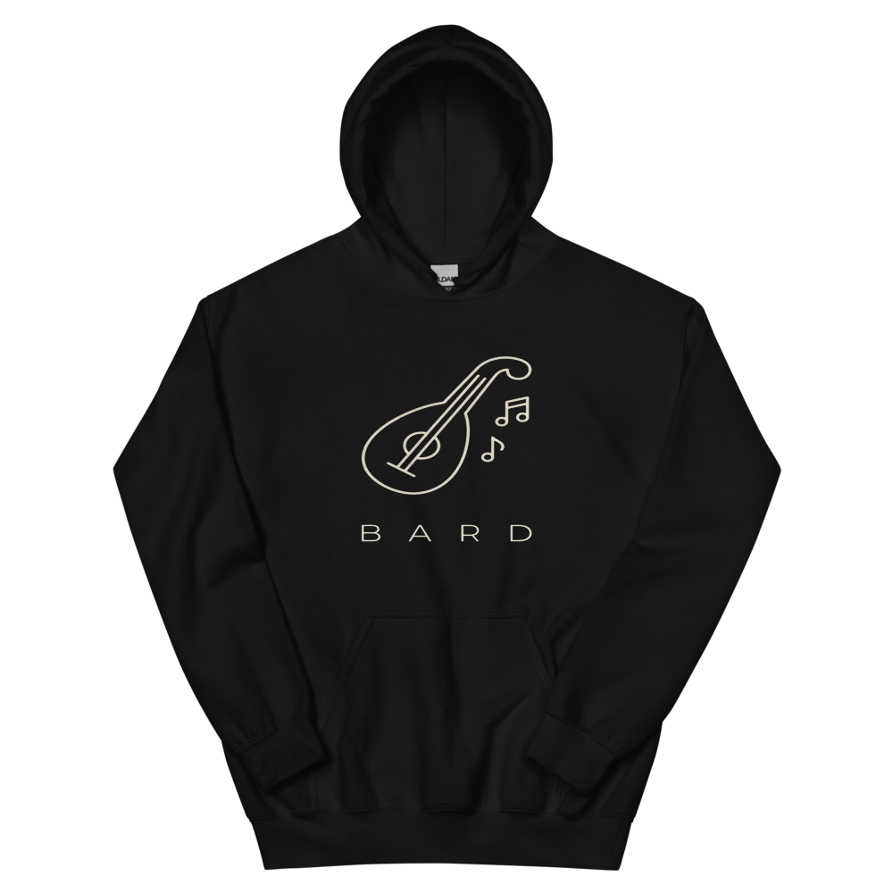 Bard | TTRPG Class Icon - Hoodie Black