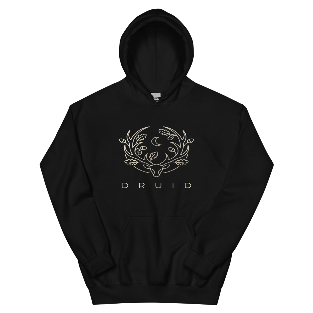 Druid | TTRPG Class Icon - Hoodie Black