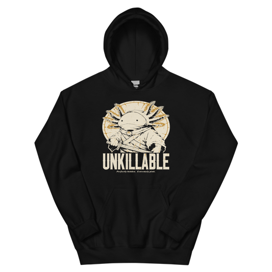Axolotl Shinobi | Unkillable Warrior - Hoodie Black