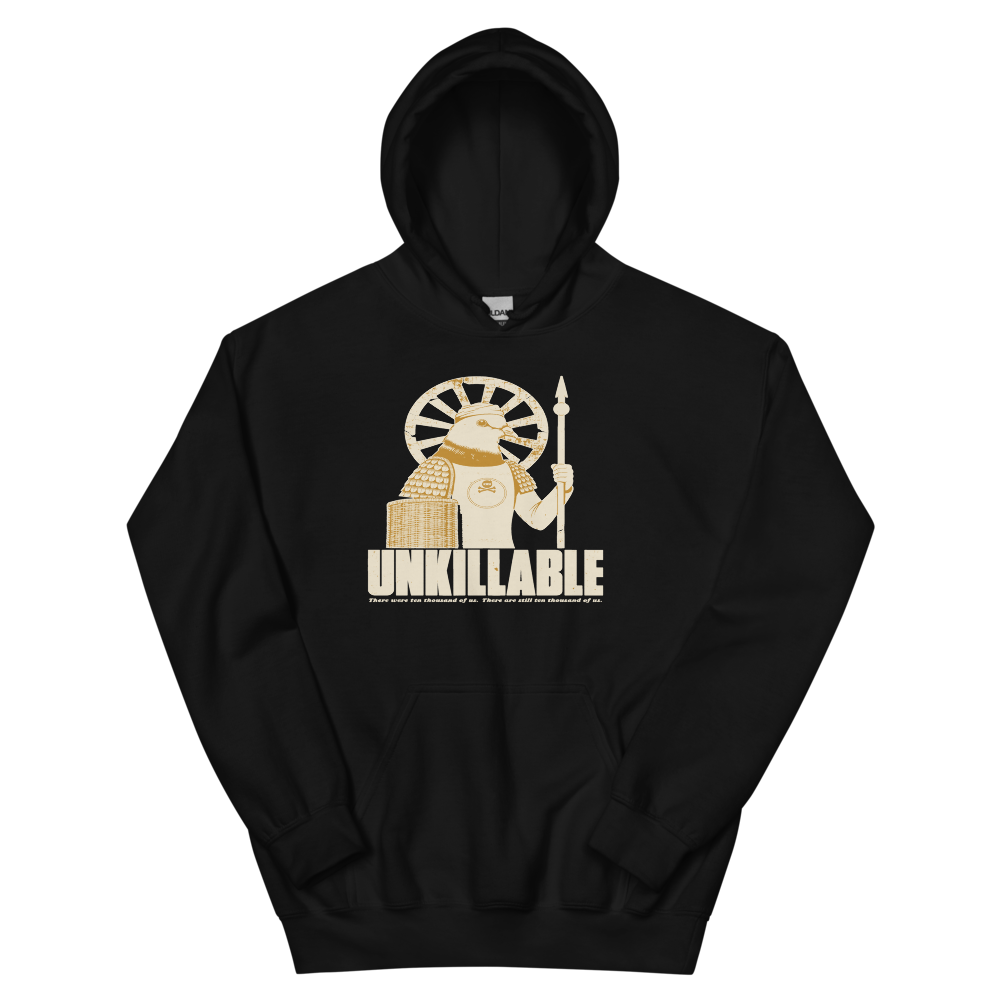 Pigeon Immortal | Unkillable Warrior - Hoodie Black