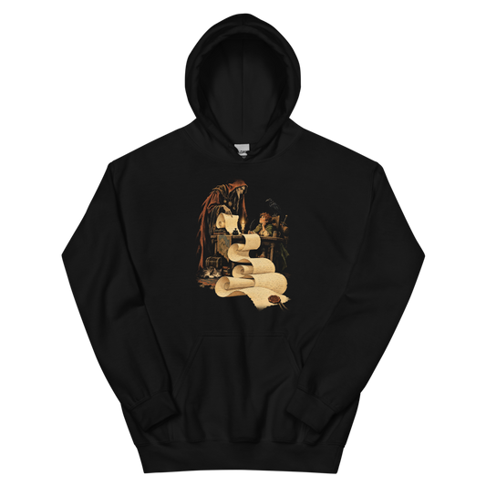 Terms of the Contract | Retro Fantasy - Hoodie Black (scale corrected)