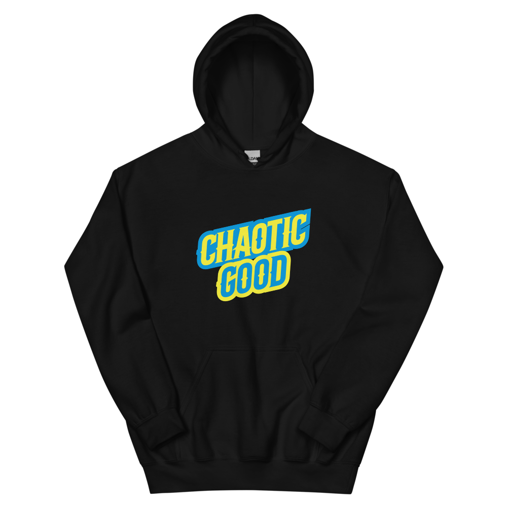 Chaotic Good - Hoodie Black (artwork corrected)