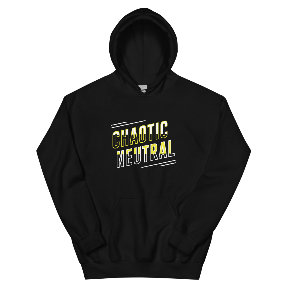 Chaotic Neutral - Hoodie Black (artwork corrected)