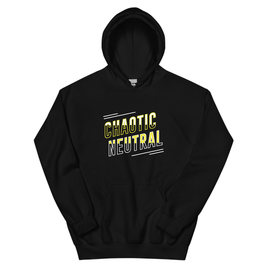 Chaotic Neutral - Hoodie Black (artwork corrected)