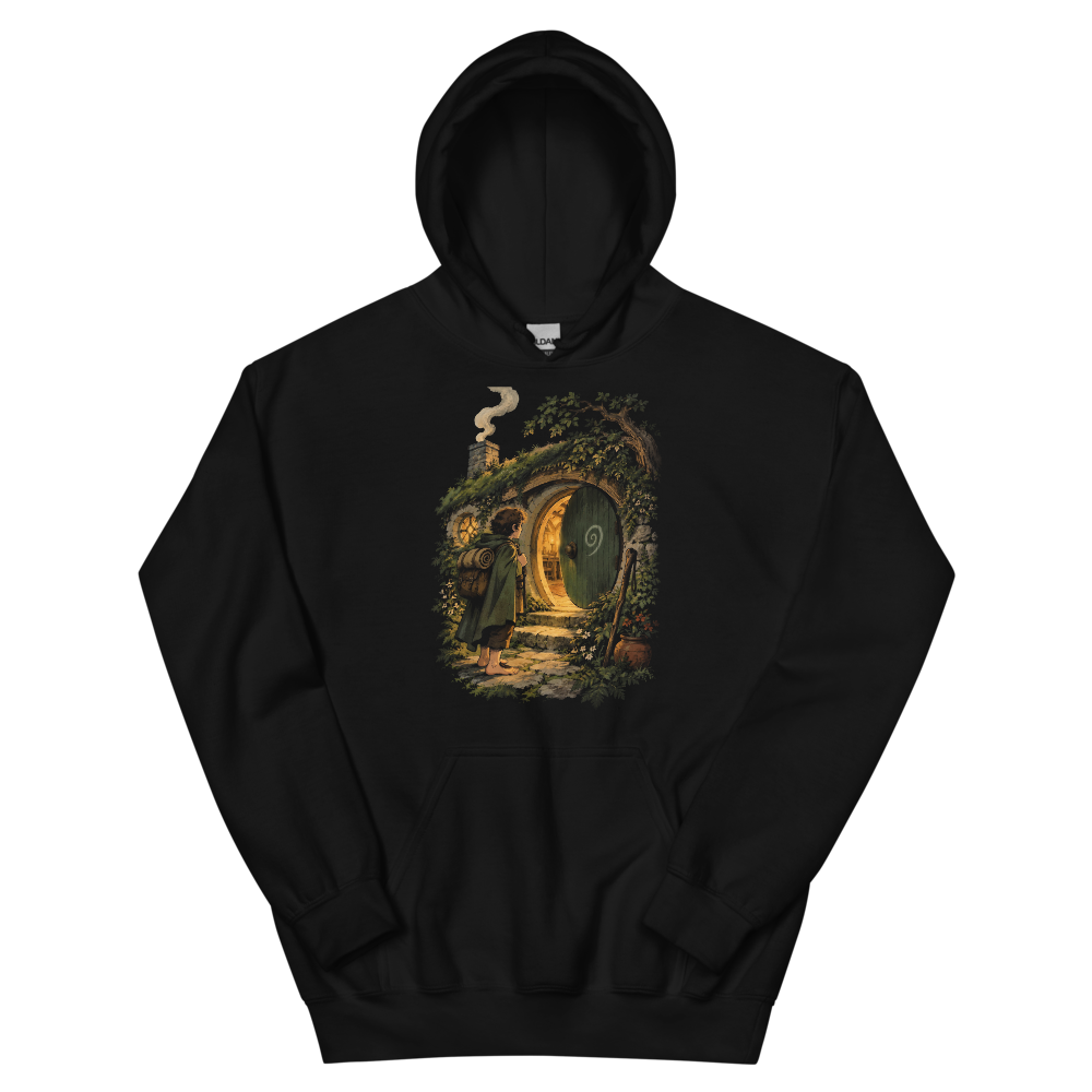 Burglar for Hire | Retro Fantasy - Hoodie Black (scale corrected)
