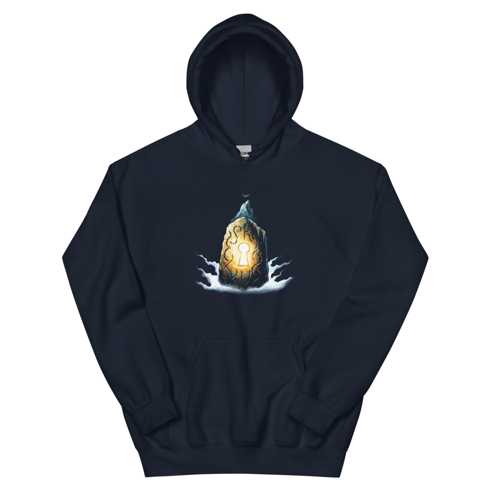 Moon Runes | Retro Fantasy - Hoodie Navy