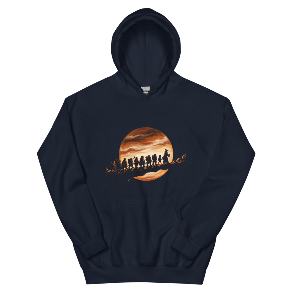 Thirteen and One | Retro Fantasy - Hoodie Navy