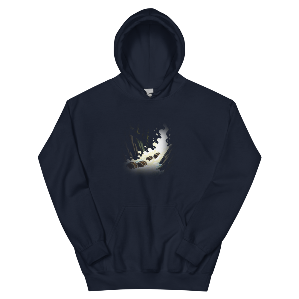 Downriver | Retro Fantasy - Hoodie Navy